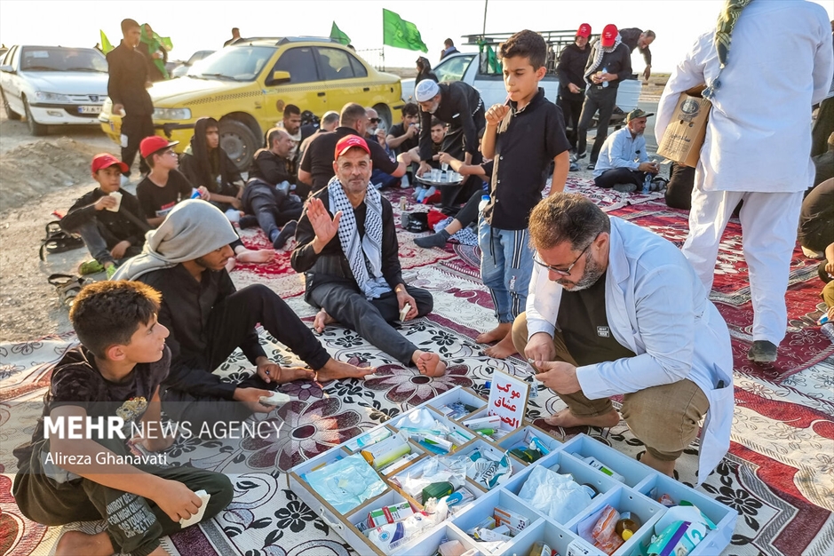 حرکت بزرگترین کاروان عشاق الحسین رامشیر به سمت کربلا معلی