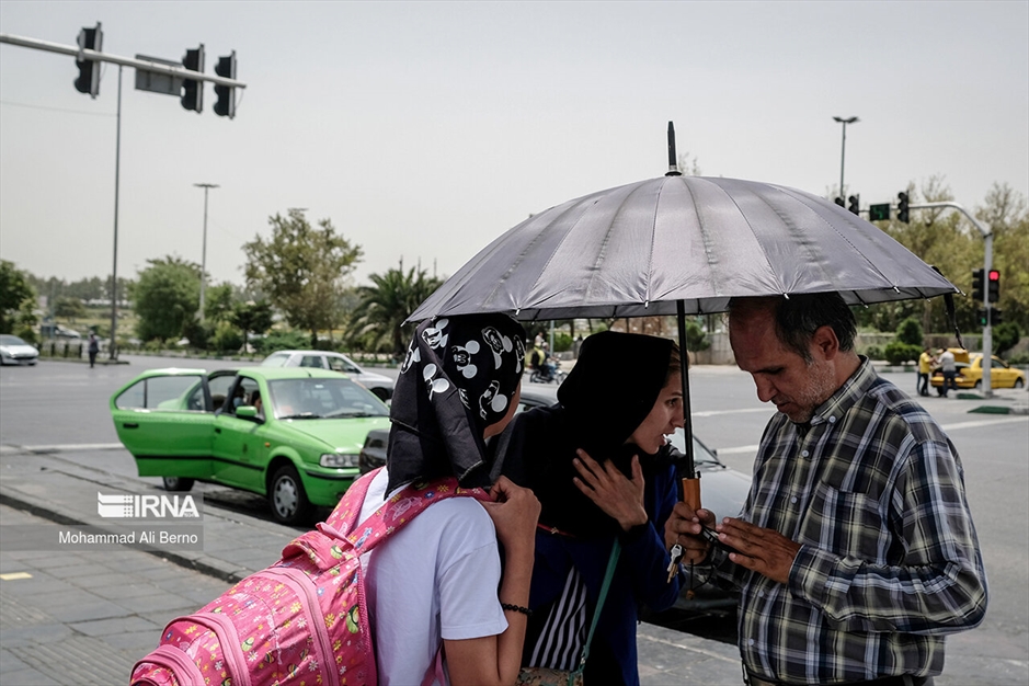 تهران در گرمترین ساعات سال