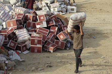 امحاء محموله ۵۲ تنی کالای قاچاق در هرمزگان