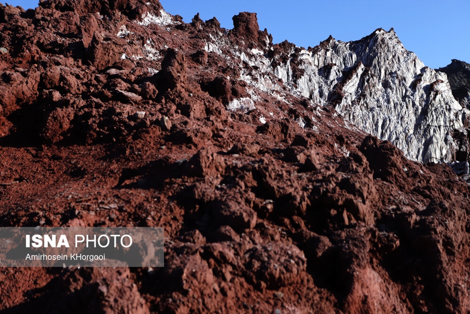 کوه‌های نمک جزیره هرمز