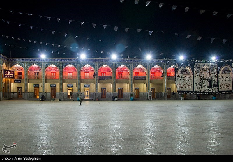 حرم مطهر شاهچراغ علیه‌السلام  بعد از حادثه تروریستی