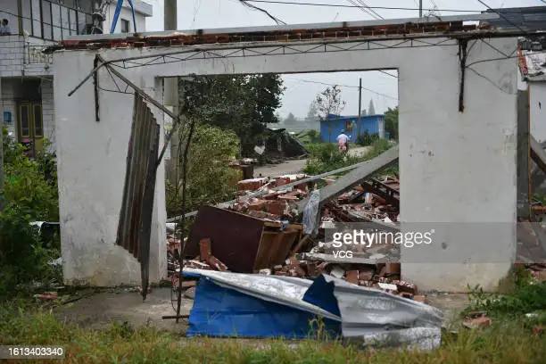 گردباد در شرق چین 