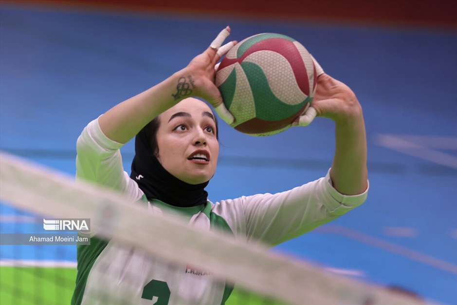 تمرین تیم ملی والیبال نشسته زنان