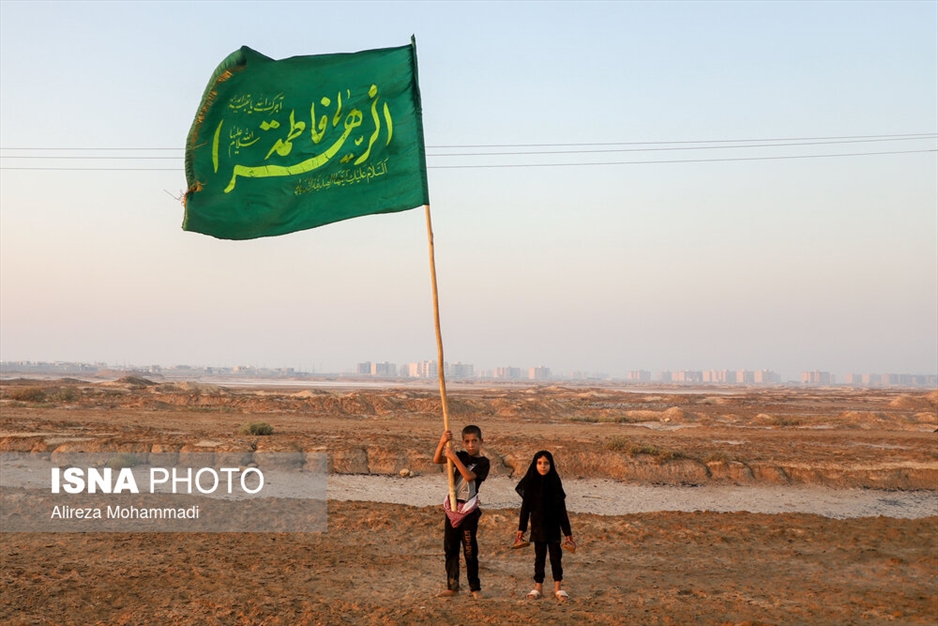 حرکت کاروان "مشایه الحسین" از بندر امام خمینی(ره) به سمت کربلا
