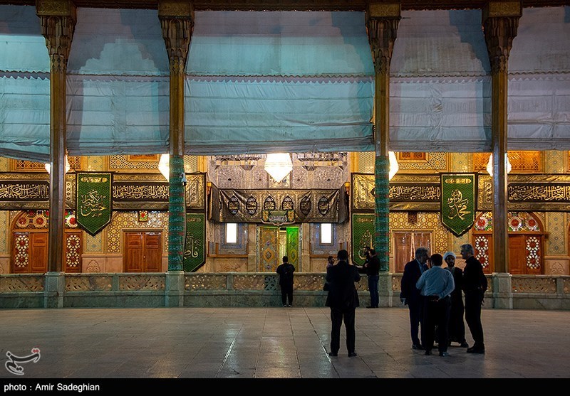 حرم مطهر شاهچراغ علیه‌السلام  بعد از حادثه تروریستی