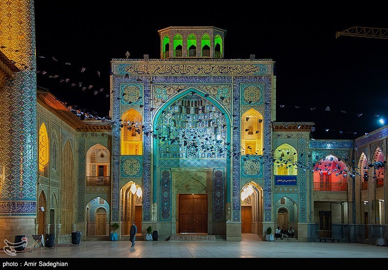 حرم مطهر شاهچراغ علیه‌السلام  بعد از حادثه تروریستی