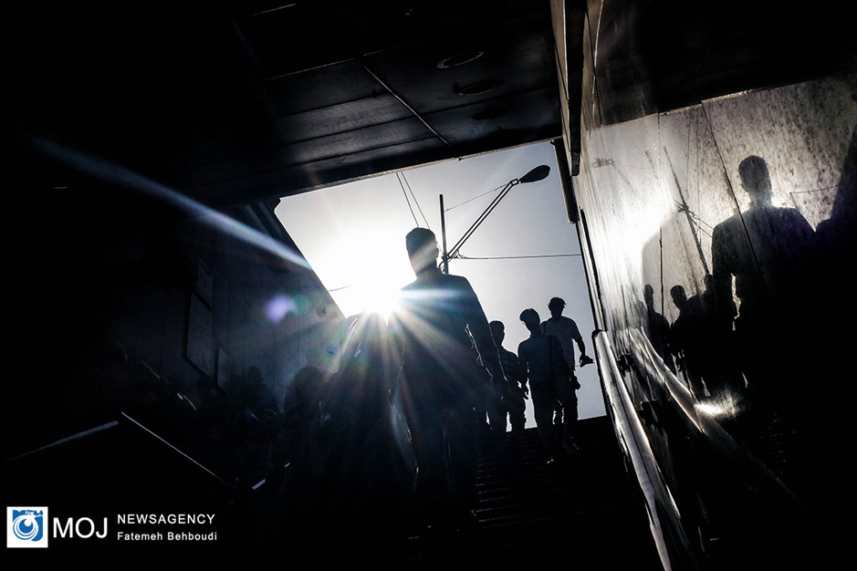 مردم تهران در گرمترین روزهای تابستان