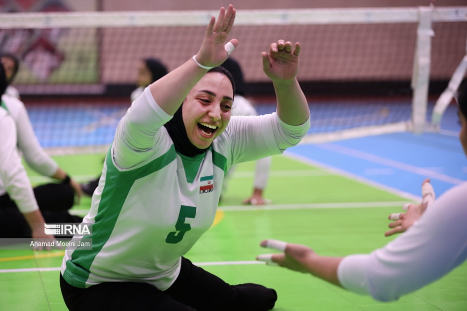 تمرین تیم ملی والیبال نشسته زنان