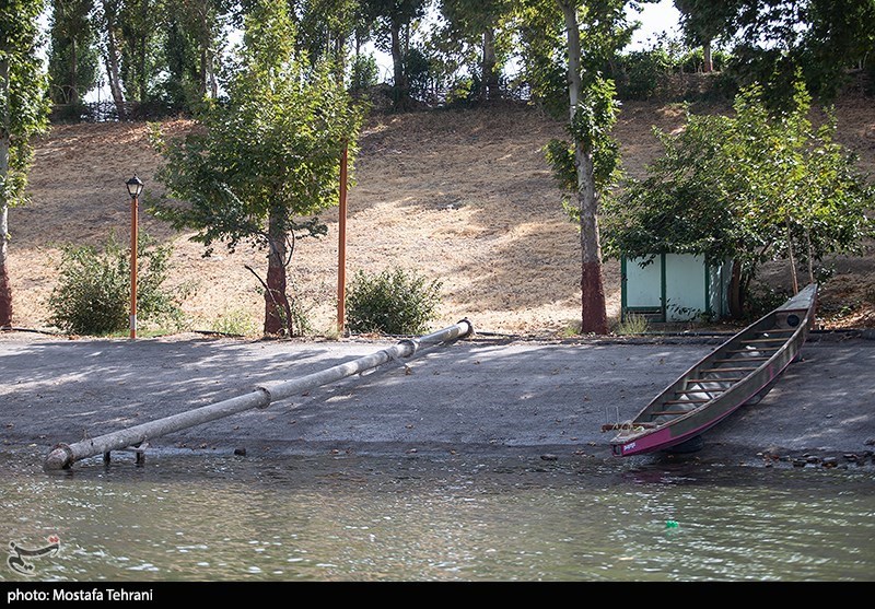 حال و روز دریاچه آزادی در روزهای گرم تابستان