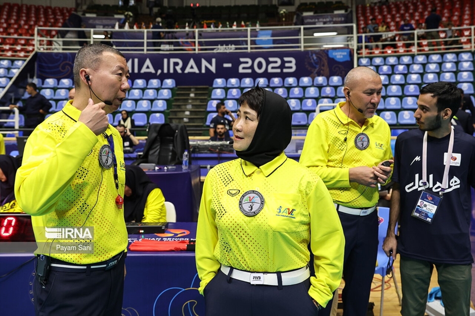 نخستین روز مسابقات والیبال قهرمانی مردان آسیا