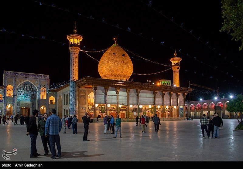 حرم مطهر شاهچراغ علیه‌السلام  بعد از حادثه تروریستی