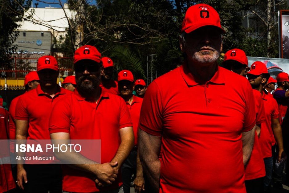 مراسم پایان دوره آتش‌ نشانان داوطلب