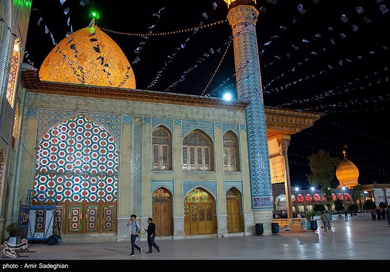 حرم مطهر شاهچراغ علیه‌السلام  بعد از حادثه تروریستی