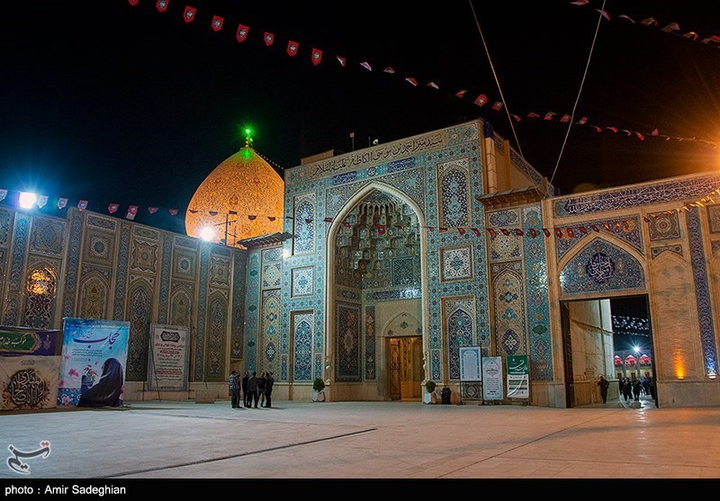 حرم مطهر شاهچراغ علیه‌السلام  بعد از حادثه تروریستی