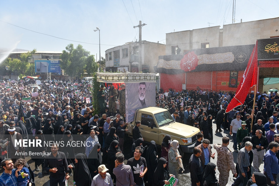 تشییع ۲ شهید حادثه تروریستی حرم شاهچراغ (علیه‌السلام)