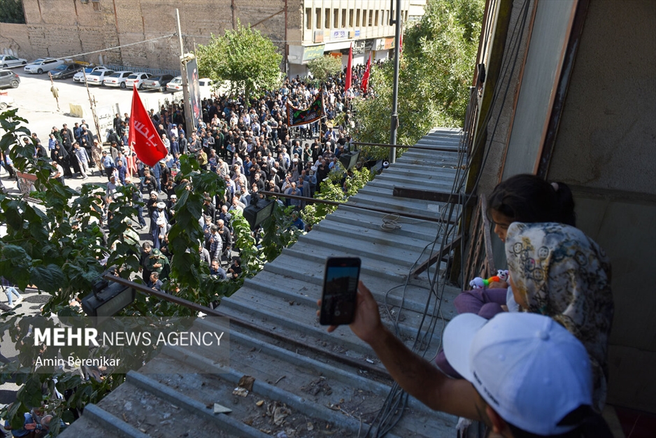 تشییع ۲ شهید حادثه تروریستی حرم شاهچراغ (علیه‌السلام)