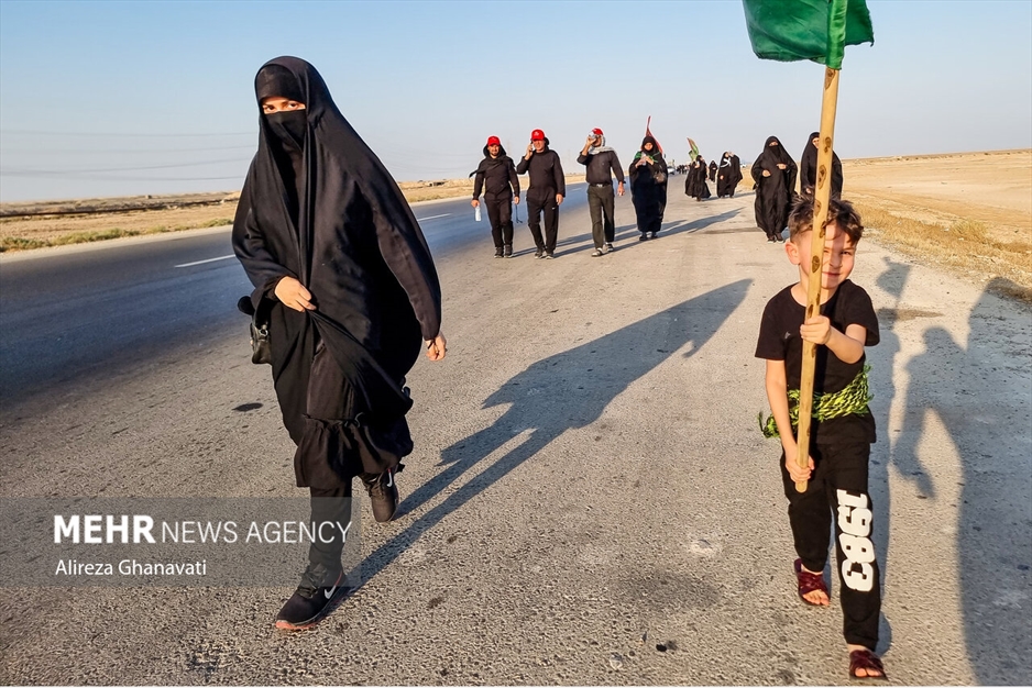 حرکت بزرگترین کاروان عشاق الحسین رامشیر به سمت کربلا معلی