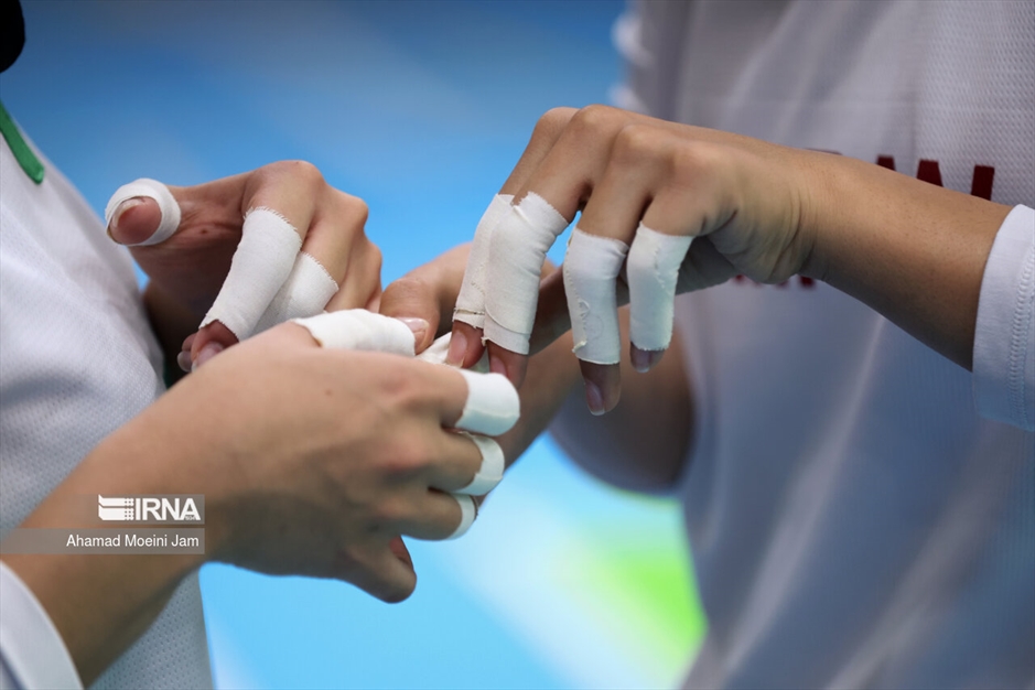 تمرین تیم ملی والیبال نشسته زنان