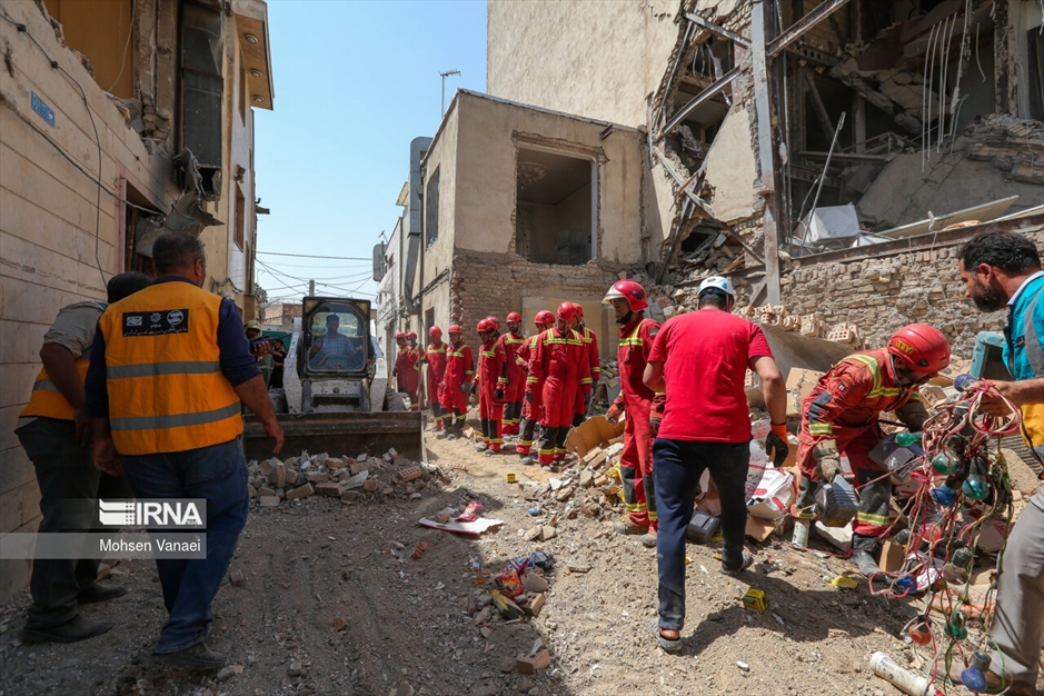 انفجار گاز در محله جوانمرد قصاب