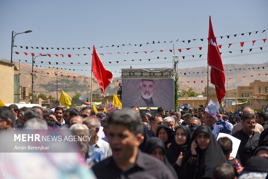 تشییع ۲ شهید حادثه تروریستی حرم شاهچراغ (علیه‌السلام)