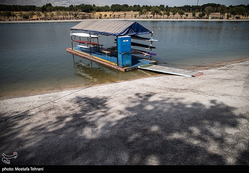 حال و روز دریاچه آزادی در روزهای گرم تابستان