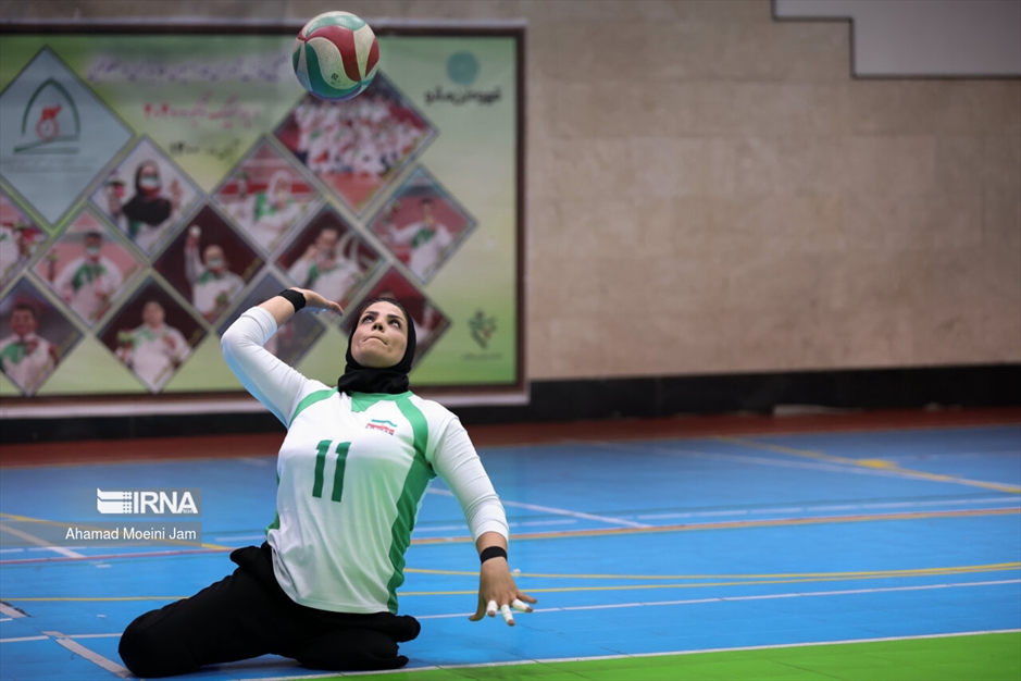تمرین تیم ملی والیبال نشسته زنان