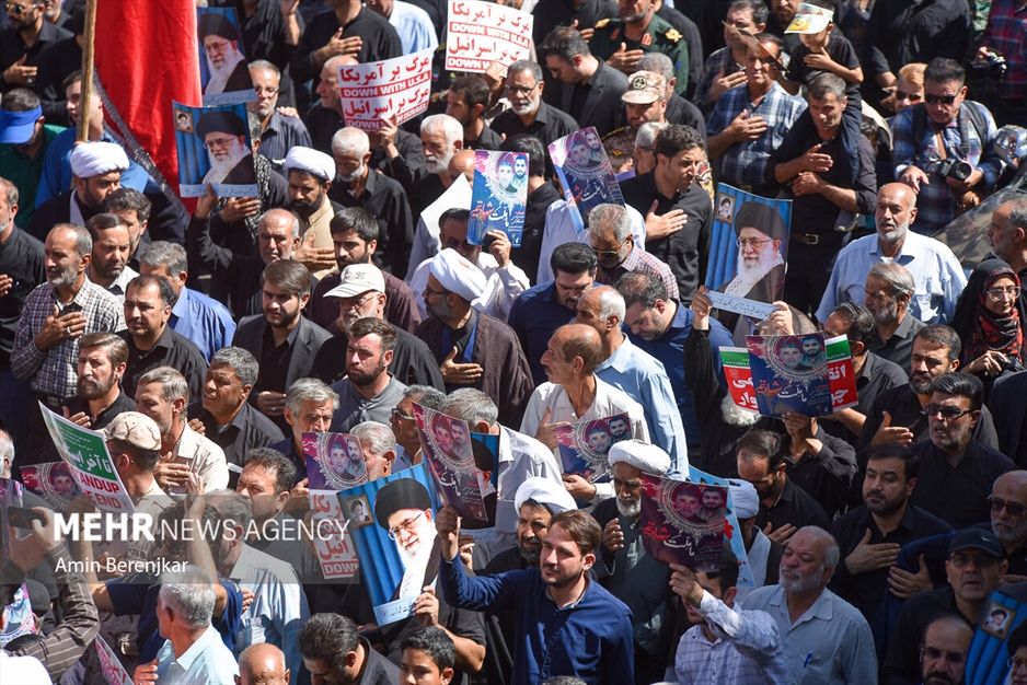 تشییع ۲ شهید حادثه تروریستی حرم شاهچراغ (علیه‌السلام)