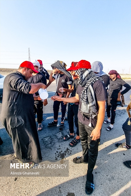 حرکت بزرگترین کاروان عشاق الحسین رامشیر به سمت کربلا معلی