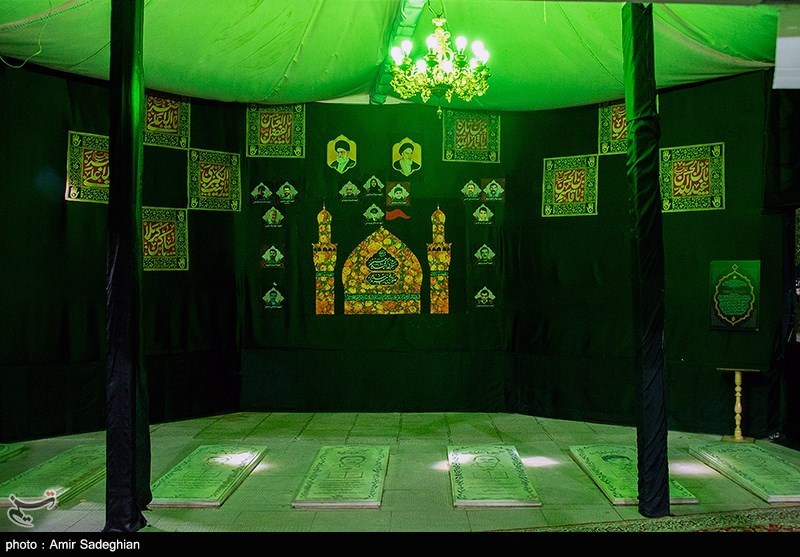 حرم مطهر شاهچراغ علیه‌السلام  بعد از حادثه تروریستی