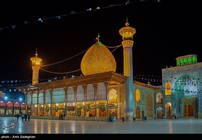 حرم مطهر شاهچراغ علیه‌السلام  بعد از حادثه تروریستی