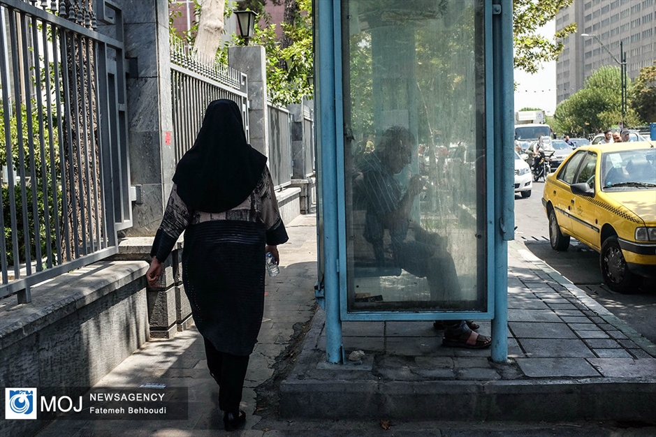 مردم تهران در گرمترین روزهای تابستان