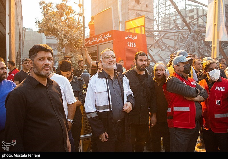 ریزش چند ساختمان در حال ساخت در جنوب تهران