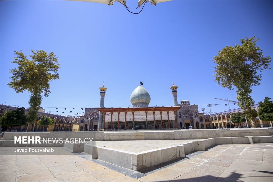 آرامش در حرم مطهر شاهچراغ علیه‌السلام