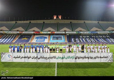 دیدار تیم های فوتبال استقلال و ملوان