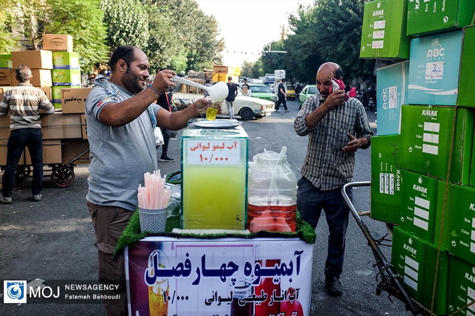 مردم تهران در گرمترین روزهای تابستان