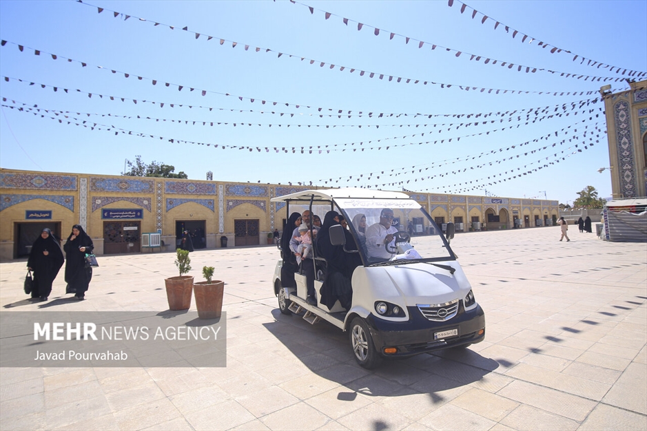 آرامش در حرم مطهر شاهچراغ علیه‌السلام