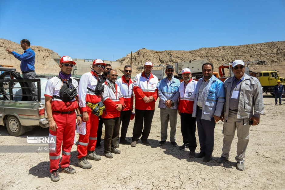 مانور منطقه ای زلزله در ساوه