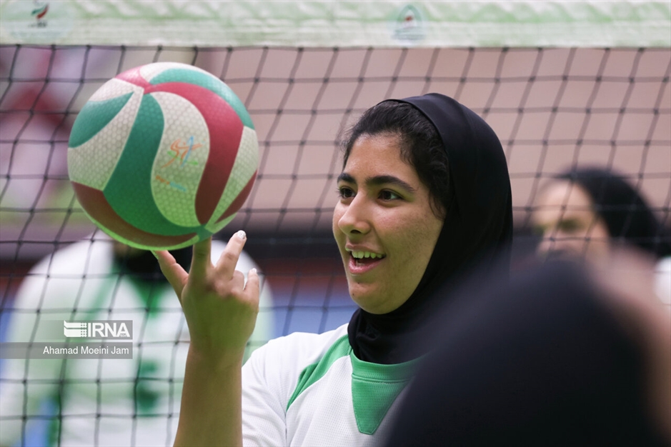 تمرین تیم ملی والیبال نشسته زنان