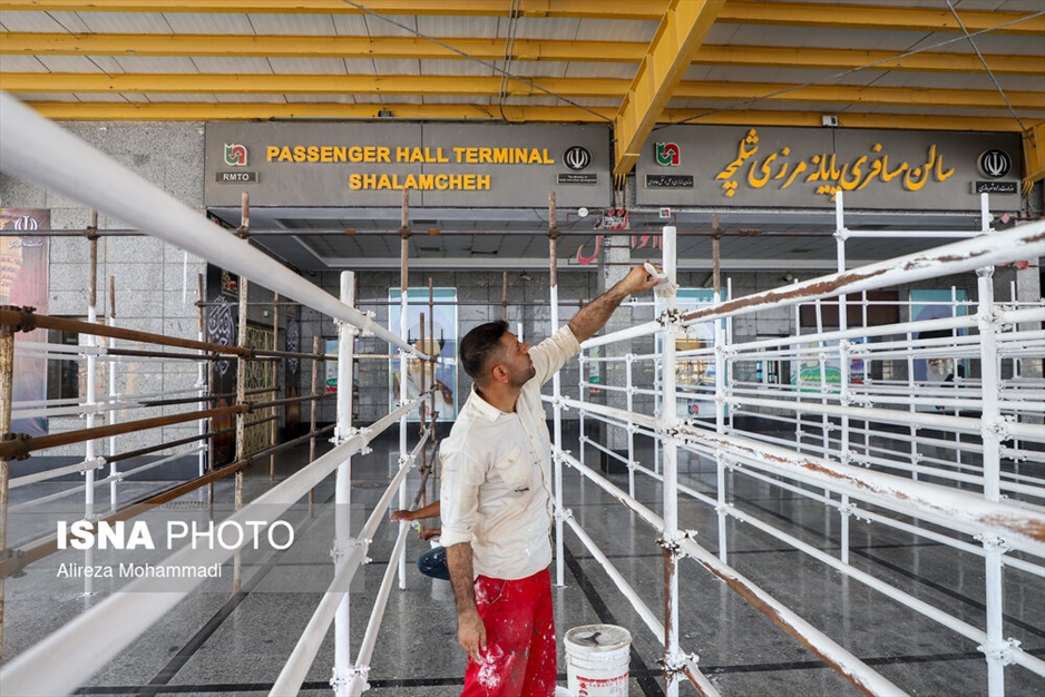 آماده سازی مرز شلمچه برای اربعین حسینی