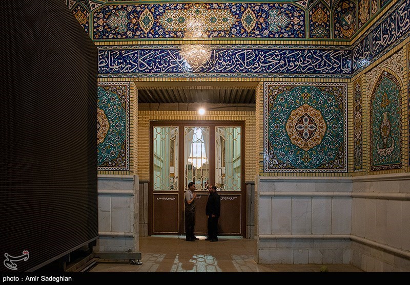 حرم مطهر شاهچراغ علیه‌السلام  بعد از حادثه تروریستی