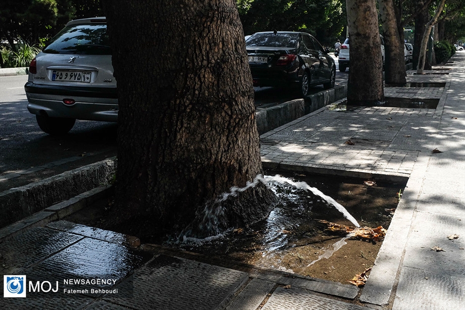 مردم تهران در گرمترین روزهای تابستان