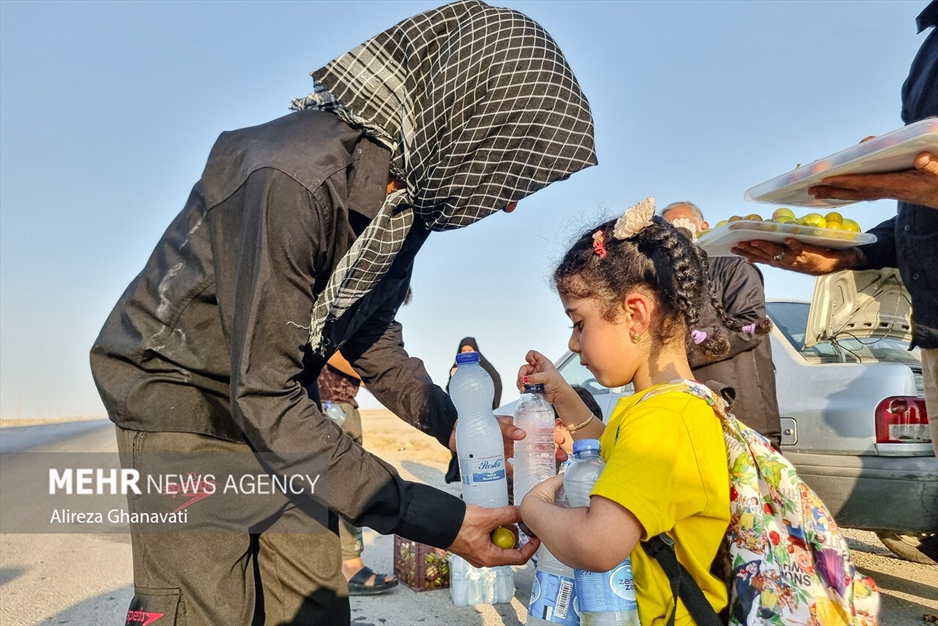 حرکت بزرگترین کاروان عشاق الحسین رامشیر به سمت کربلا معلی