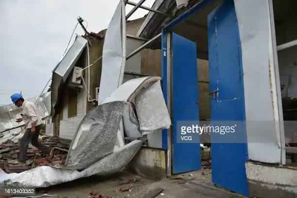 گردباد در شرق چین 