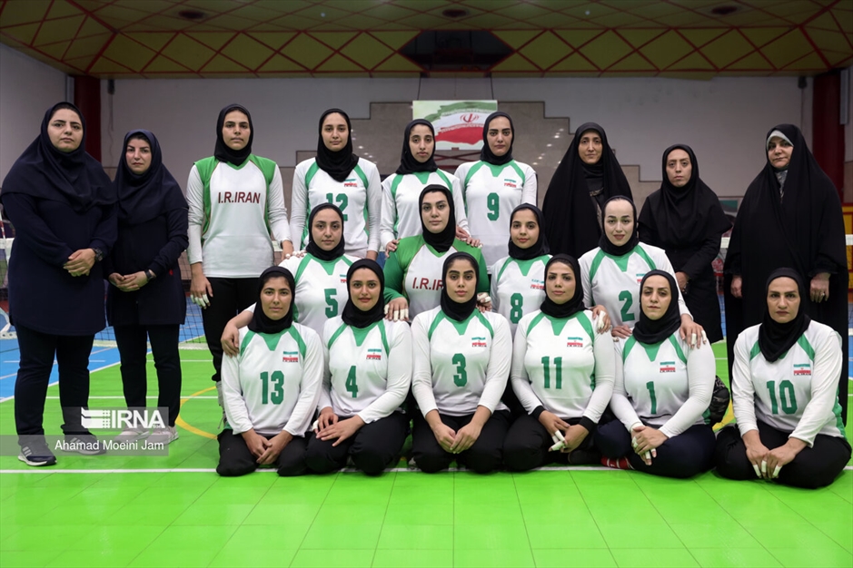 تمرین تیم ملی والیبال نشسته زنان