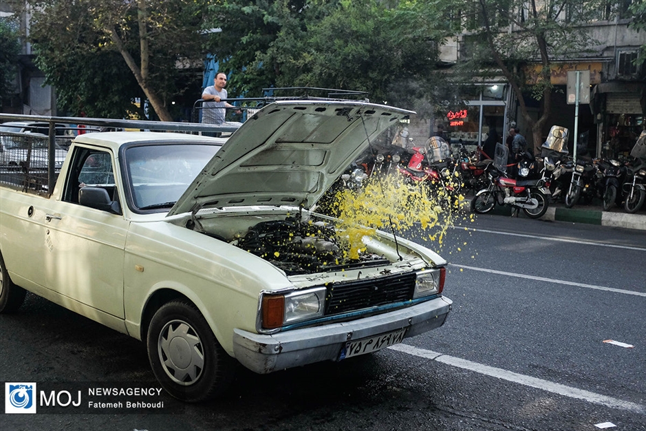 مردم تهران در گرمترین روزهای تابستان