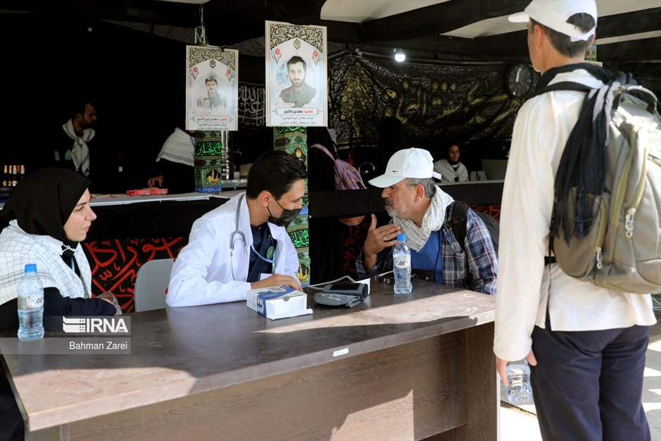 تردد زائران اربعین از مرز خسروی