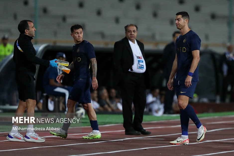 دیدار تیم های فوتبال پرسپولیس تهران و النصر عربستان