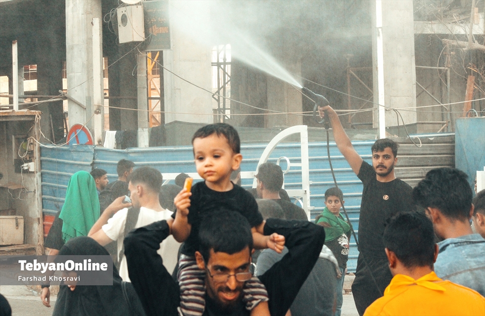 میزبانی زائرین اربعین به رسم عراقی