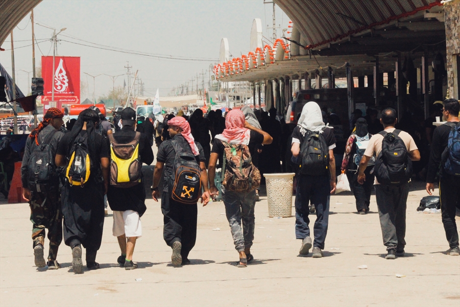 زوار اربعین در نجف