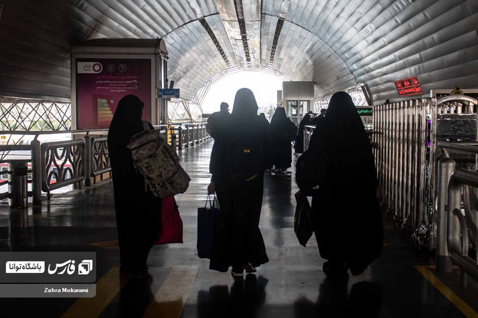 بدرقه مسافران قطار کربلا